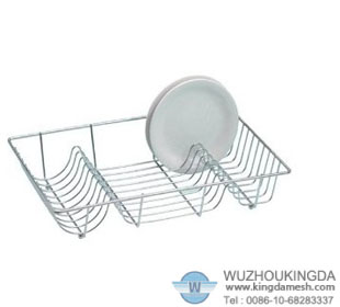 Chrome draining rack