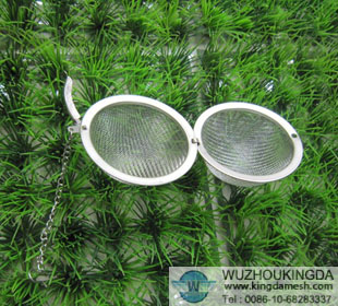 Silver tea strainer