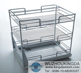 wire basket drawers