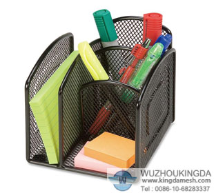 Metal mesh file holder