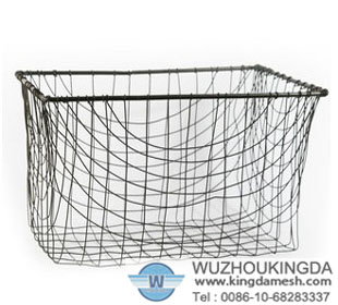 Wire letter basket