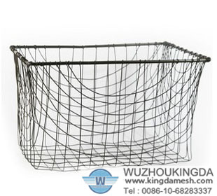 Wire letter basket