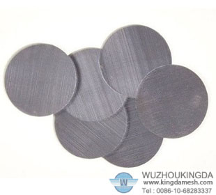 Stainless steel filter disc