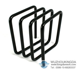 PVC coated wire letter rack
