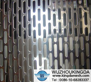 Stainless steel punched metal sheet