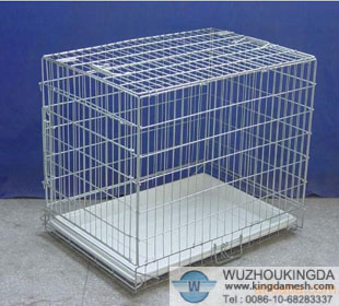 Foldable bird cage