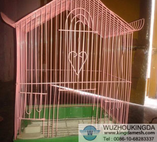Foldable bird cage