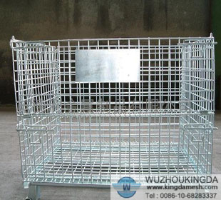 Retail storage wire cage