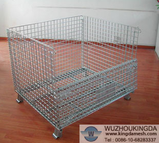 Retail storage wire cage