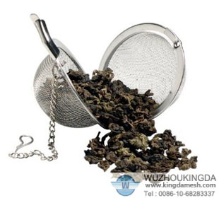 Mesh tea infuser ball