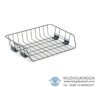 Stainless steel wire letter rack