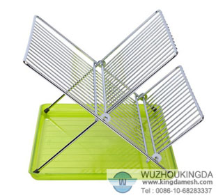 folding dish drainer