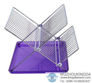 folding dish drainer