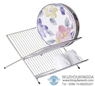 folding dish drainer