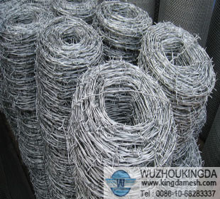 Electro Galvanized barbed wire