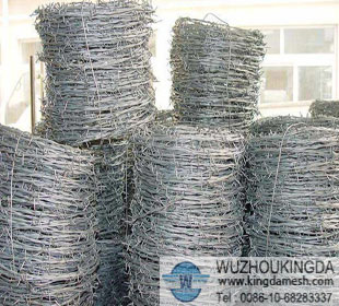 Electro Galvanized barbed wire