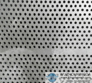 Mini hole perforated plate