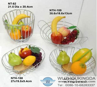 Metal wrie mesh fruit basktet