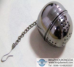 Perforated tea strainer