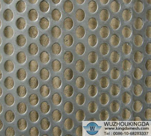 perforated security screen