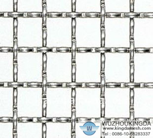 Inter crimped wire mesh