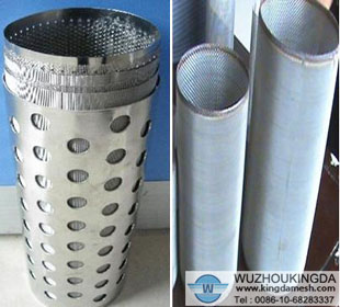 perforated filter tube