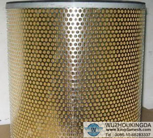 perforated filter tube