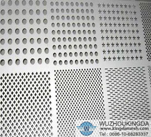 galvanized punching hole mesh 