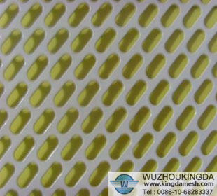 Galvanized punching hole mesh