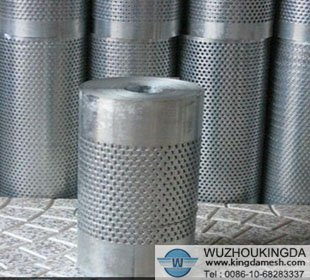 Galvanized punching hole mesh