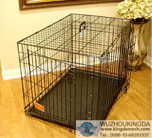 Wire mesh cat cage