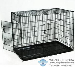 Wire mesh cat cage