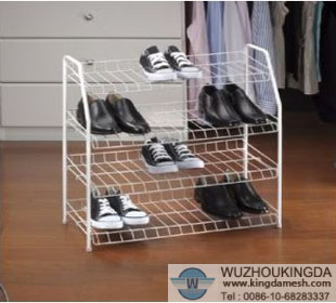 Metal shoe rack