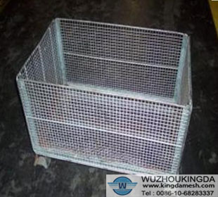 Industrial metal wire baskets