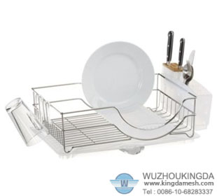 Wire mesh dish rack