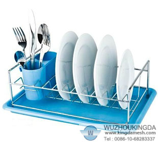 Wire mesh dish rack