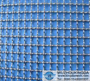 Stainless steel crimped wire netting  