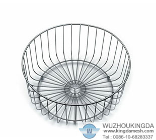 Round wire basket