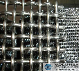 Quarry crimped screen mesh   