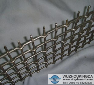 Galvanized crimped netting    