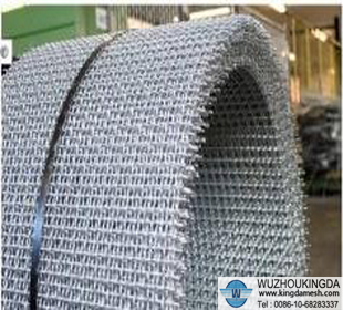 Pimple crimped mesh