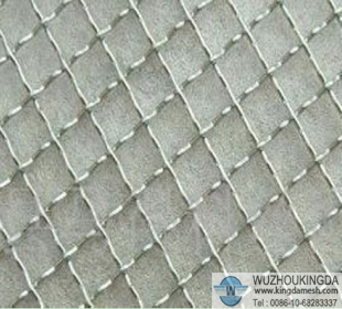 Stainless steel crimped mesh