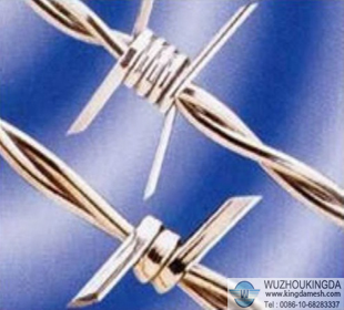 Stainless steel barbed wire