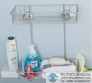 Bathroom wall rack