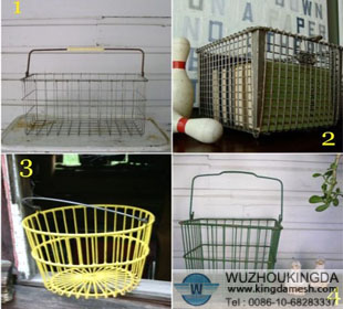 Wire magazine basket