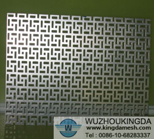  Decorative perforated panel