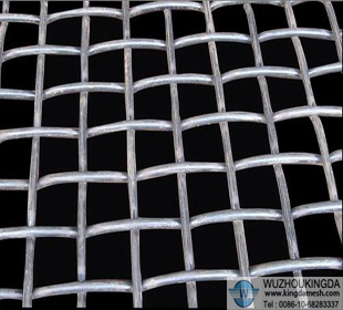 Stainless steel flat-top crimped mesh