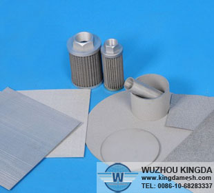 Micron stainless steel sintered filter