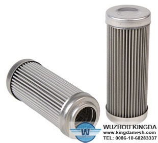 Pleated filter element