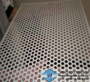 Perforated stainless mesh sheet